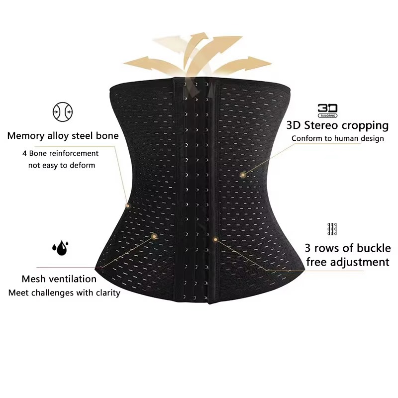 Breathable Waist Trainer & Tummy Girdle Belt for Women