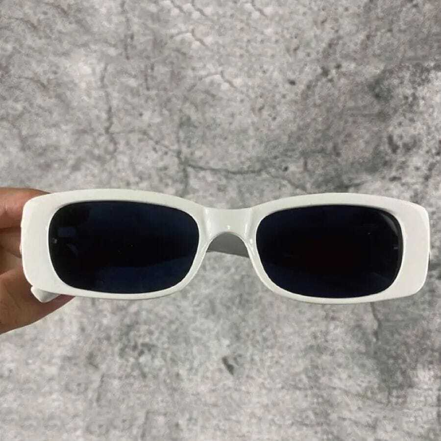 Eldorado Women Classic Rectangle Retro Square Leopard Print Sunglasses / Men Fashion Rectangular Sun Glasses