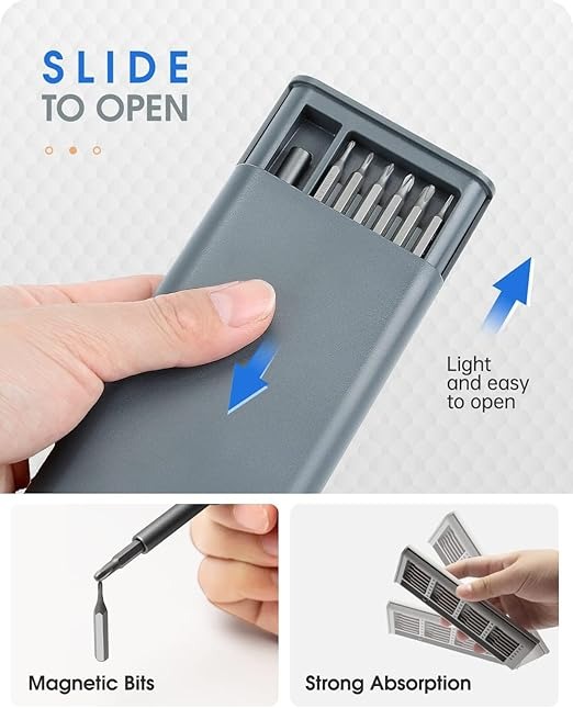 24 in 1 screwdriver Set | Multi-Function Repair Tool Kit for Mobile, Laptop, Watch, Glasses & Electronics | Professional Precision Kit for Repairing | 25 in 1 Screwdriver Kit