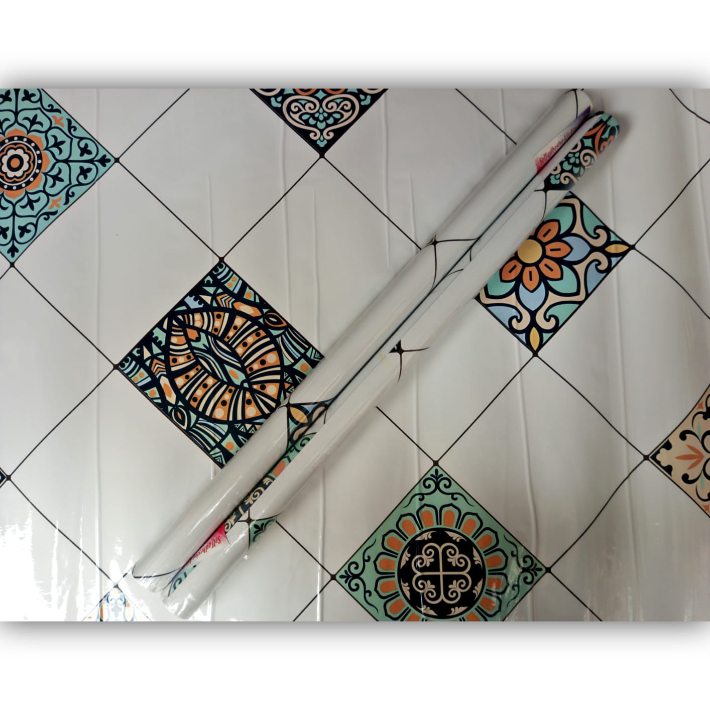 HOMEGRACE Sticking sheet Vinyl sticker sheet (60x200cm) Wall Stickers Wallpaper Marble Natural