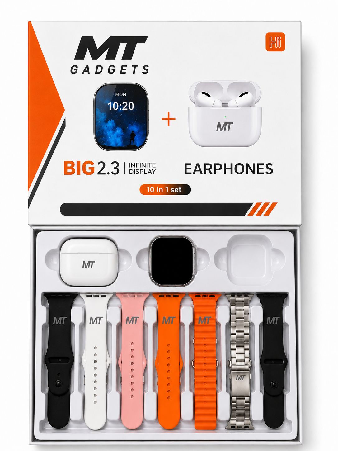 MT 7 STRAPS SMART-WATCH FULL SCREEN 2.01 WATCH