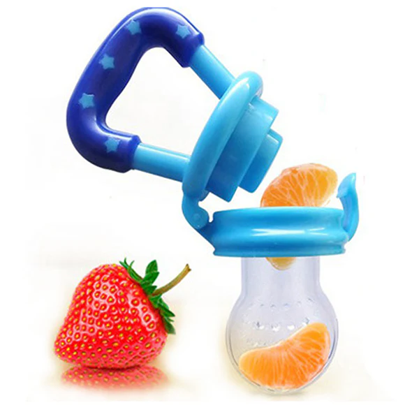Baby Fruit Feeder Pacifier - Fresh Fruit Specifier for Infants - Safe BPA-Free Silicone Baby Food Feeder - Easy to Clean - Soft Teething Toy for Babies - Best for Healthy Feeding