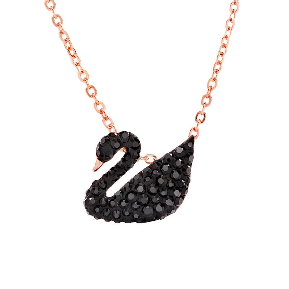 New Trendy Korean swan shaped locket for girls, fashion luxury jewellery for girls, Pendant necklace for women, Temperament Jewelry Choker Necklace Wedding Jewelry Gifts, Fashion Accessories Jewelry by HACHEM MALL