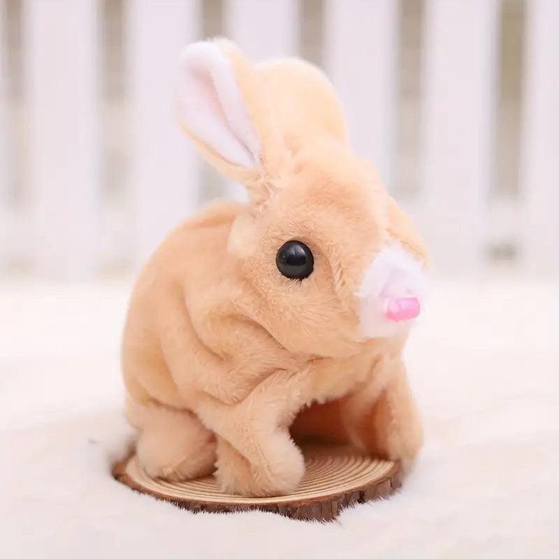 Electronic Plush Rabbit Toy for Kids | Interactive Walking, Jumping, Running & Talking Bunny with Wiggle Ears, Twitching Nose & Tail Wagging | Battery Operated Stuffed Bunny Doll – Soft Cuddly Toy for Boys & Girls | Best Birthday & Easter Gift