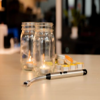 Electric Arc USB Rechargeable Flameless Arc Lighter Flexible and Windproof for Candles, Hiking, Camping, Kitchen, Fireplaces 360 degree free rotation ...