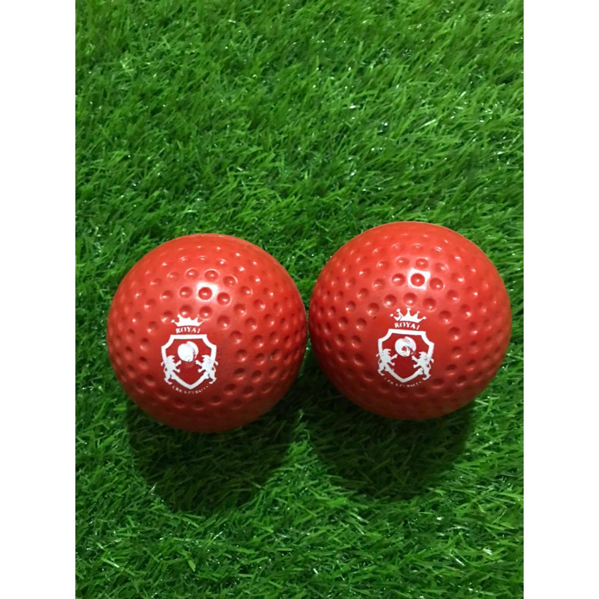 Pack of 2 Two Hockey Balls Standard Field Hockey Ball by Royal Cricket Ball Industries