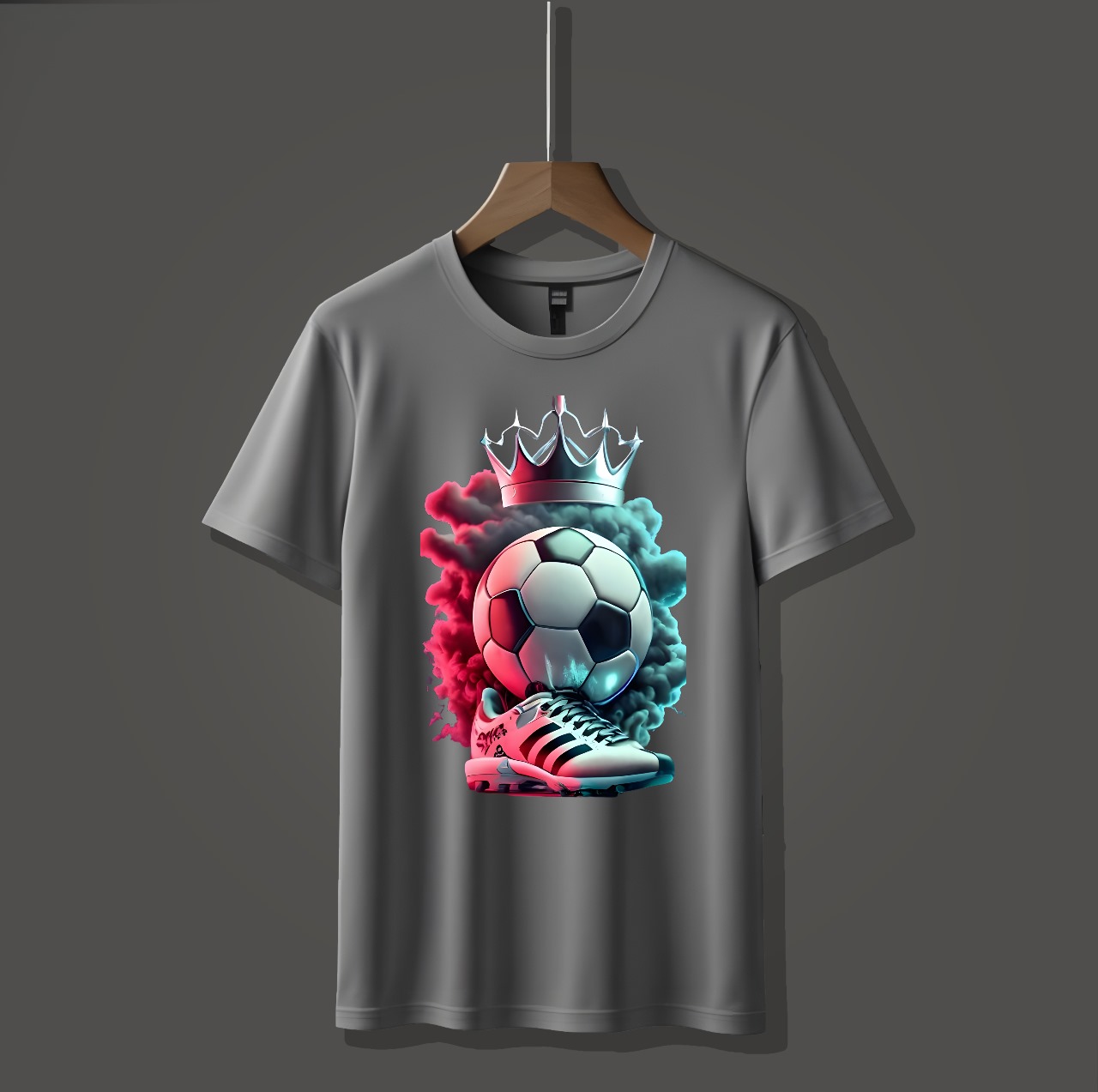 Trendy Theme Tag Football Lovers Printed For Csr Lovers Colored Summer Top Half Sleeve Tee Shirt Round Neck Cotton Trendy T-shirt Casual Tshirt Spring Wear Smart Fit Half Sleeve Tee Shirt For Men And Boys