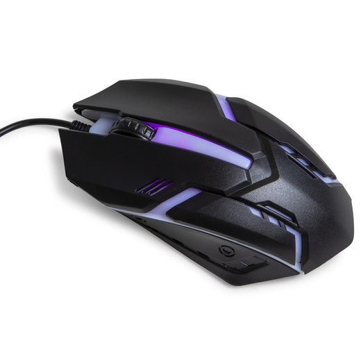 7 light breathing gaming mouse RGB  - Gaming Mouse with 7 led - USB wired without side buttons for PC, Laptop, Minecraft, Mobile Pubg, Free Fire