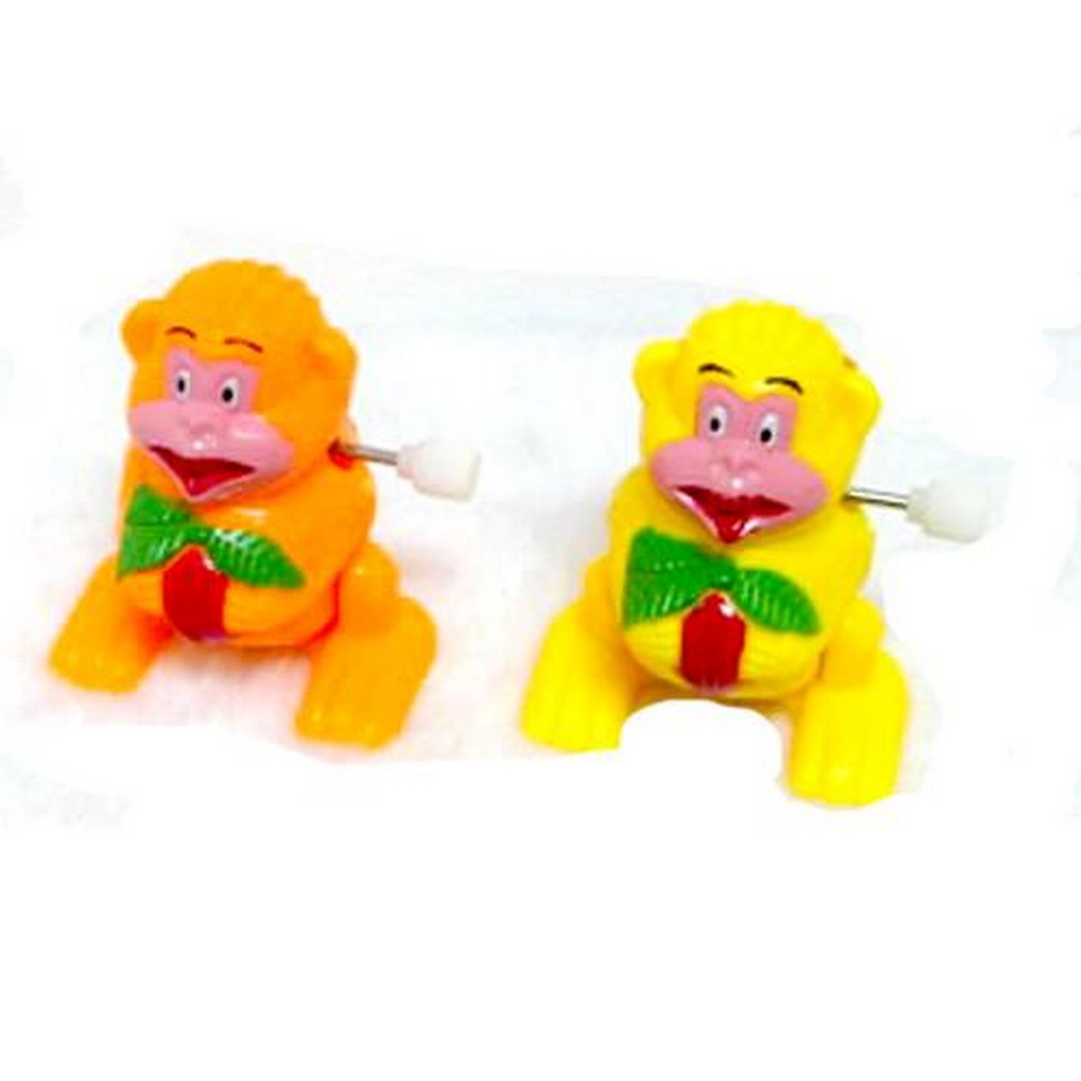 Pack of 2 Classic Wind Up Toy Monkey for Kids