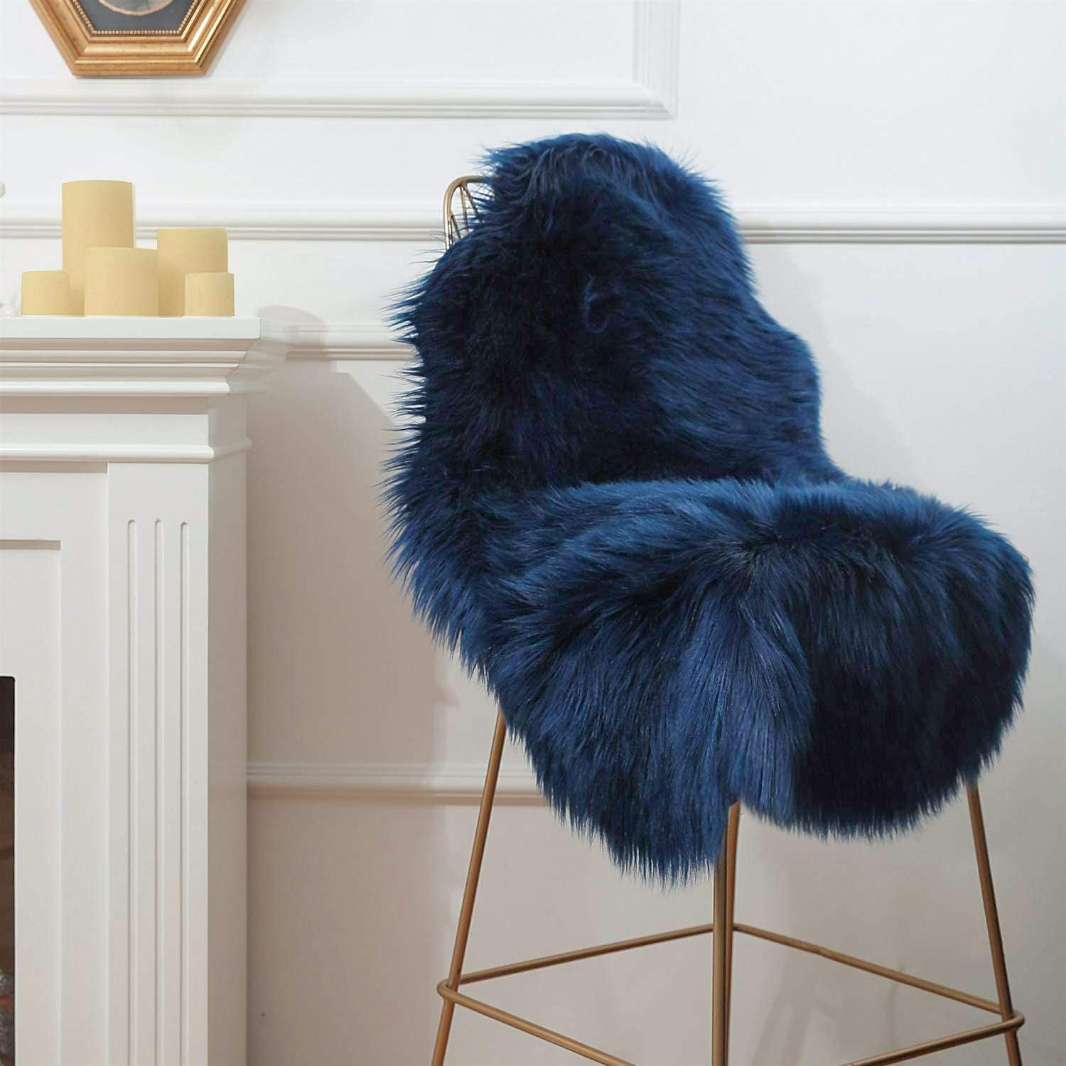 Faux Sheepskin Rug Sheep Foot Door Mat Rug 2ft x 3ft
