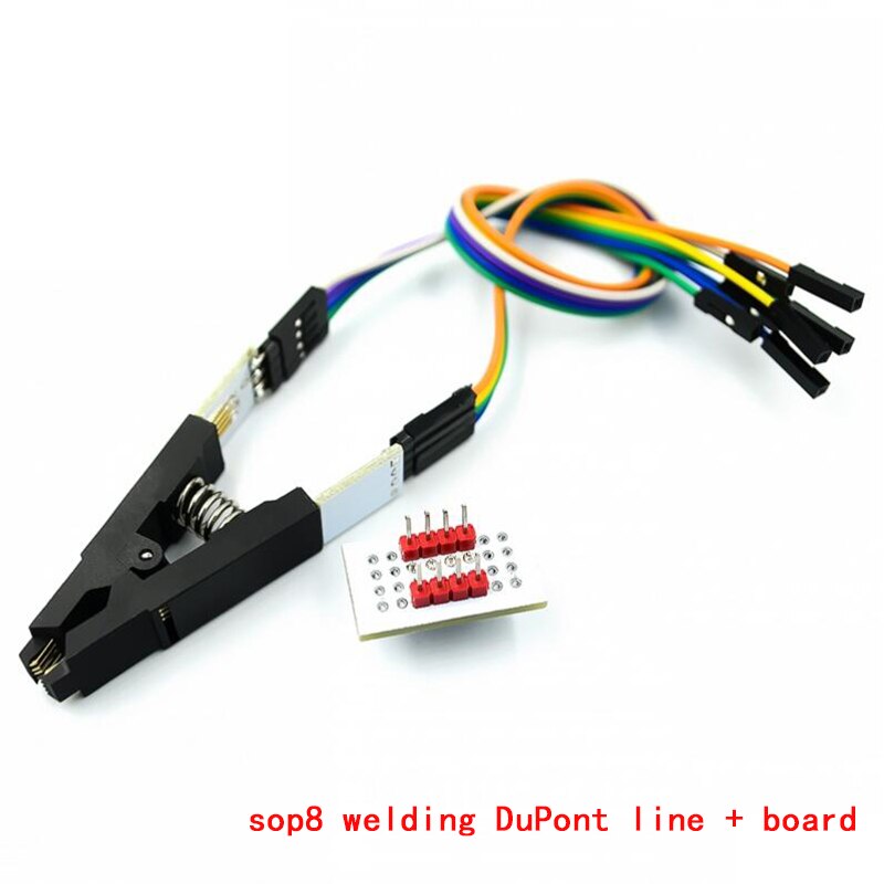 Programmer Test clip SOP8 Eight-pin BIOS clip Wide and narrow body 8 ...