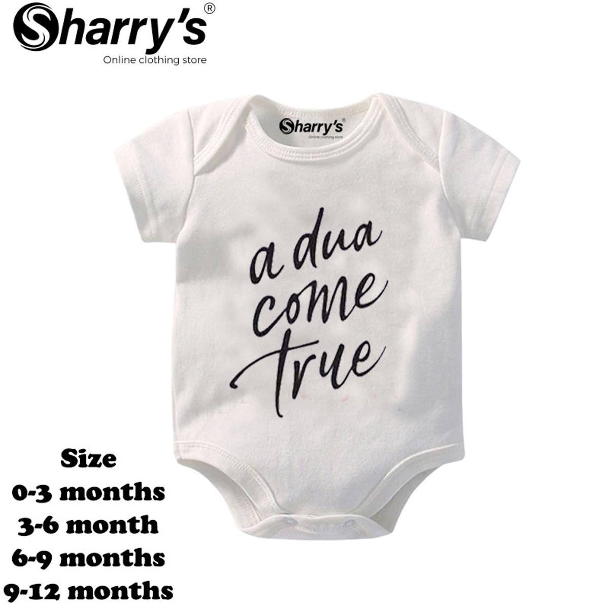 Sharrys Half Sleeves Baby Romper Bodysuit For Babies infant Onesis 0-14 Months Summer Wear Trendy Printed