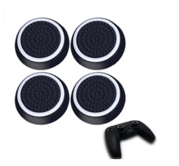 4pcs Thumb stick Caps Grip Accessory Set Aim Assist Caps For PS5 PS4 PS3 Xbox One Series X S Controller Sticks Joystick Protection