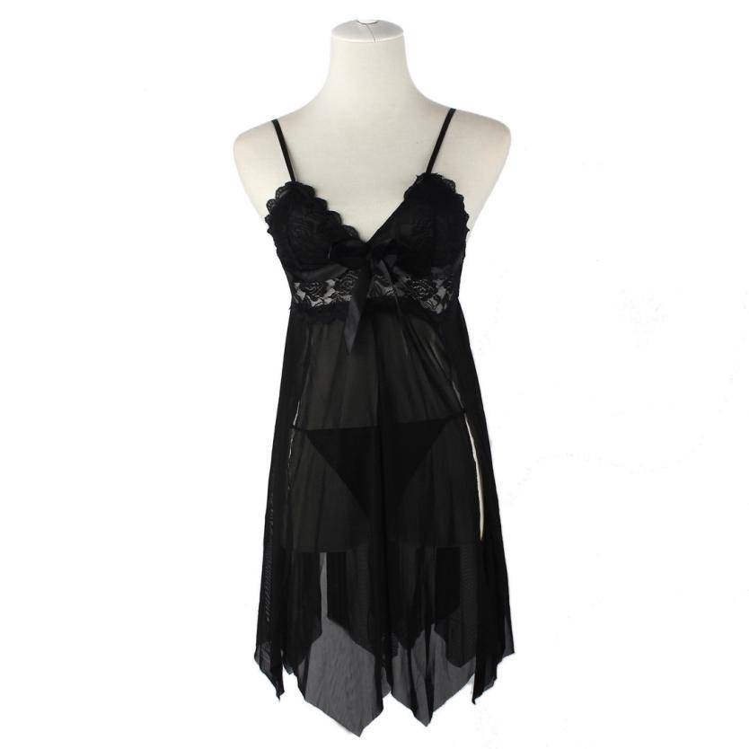 Short Nighty For Girls Floral Lace lingerie sleepwear for Women