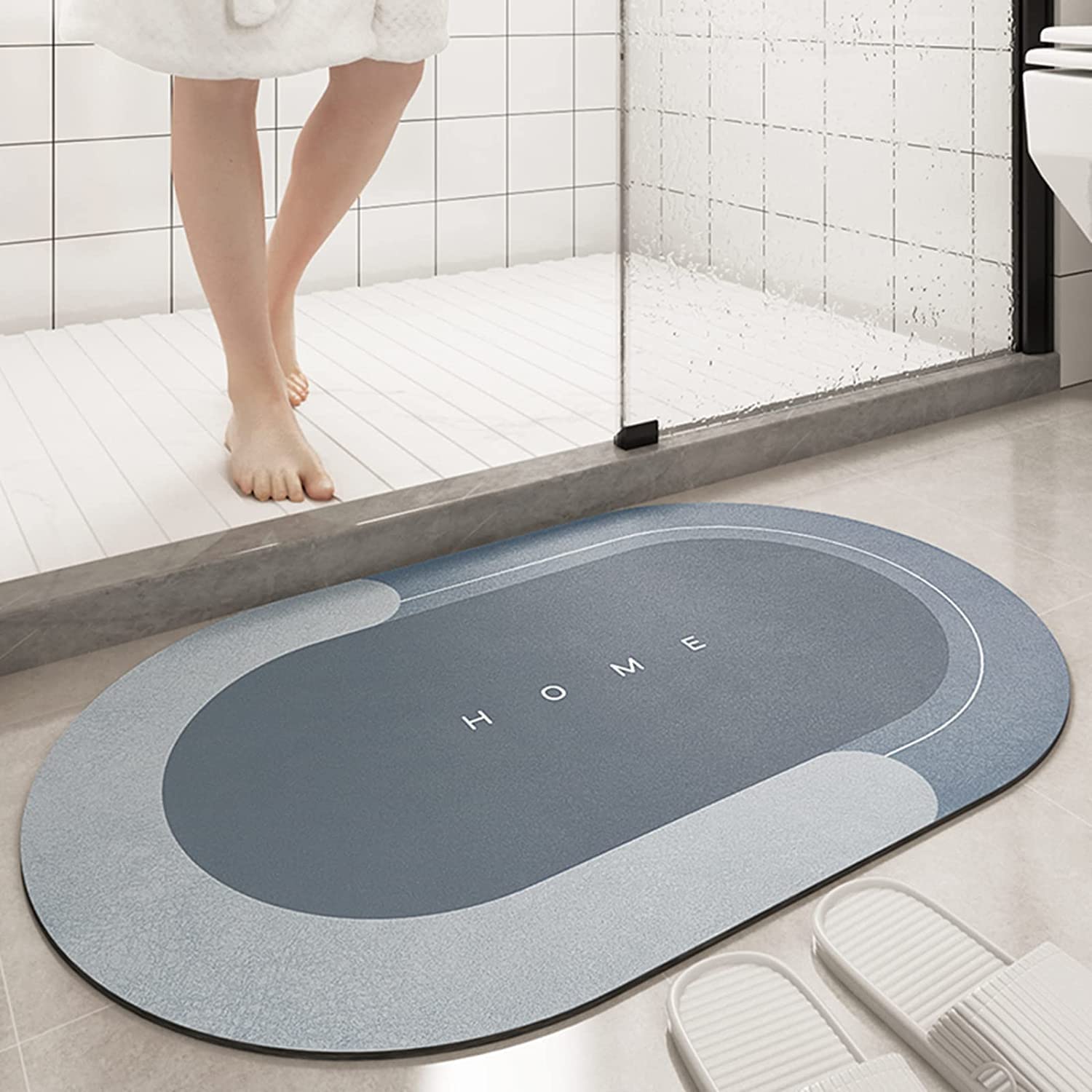 Door Mats for Home Super Absorbent Floor Mats Quick-Drying Bathroom Carpets Absorbent Living Room Large Carpet Rubber Anti-Slip Easy to Clean Simple Kitchen Door mat