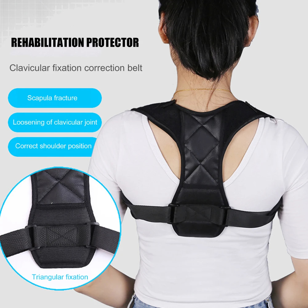 100% original & real Adjustable Back Posture Corrector  Back Shoulder  Brace Support Belt Posture Correction  Best Back Posture Use For anywhere