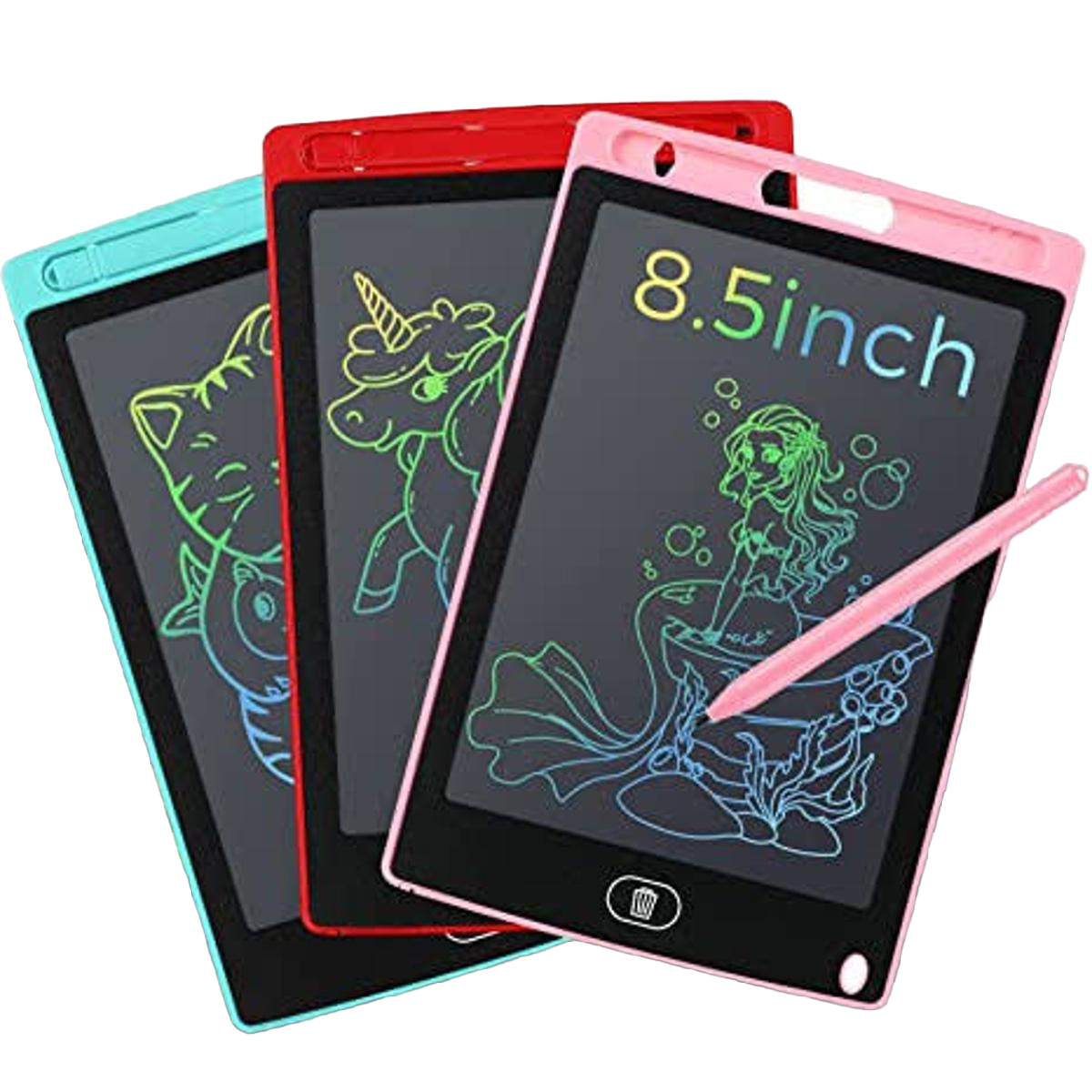 Hot Selling LCD Writing Tablet for Kids, 6.5"| 8.5" | 10" | 10.5" | 12'' Tablet for Kids Doodle & Scribble Boards with Protect Cover, Educational Toys, Erasable E-Writer Digital Drawing Board Toddler Toys Kids Drawing Pad Best Gift For Kids
