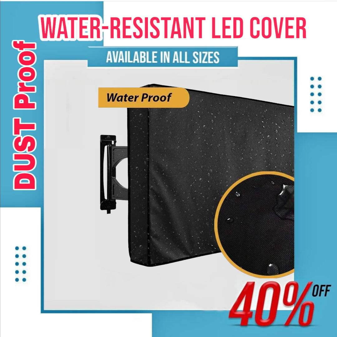 Dust and waterresistant LED TV cover, 43" (Export Quality) Daraz.pk