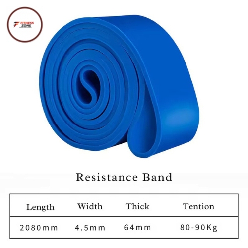 Heavy-Duty Elastic Resistance Band for Home Gym & Exercise - Adjustable Strength Workout Strap