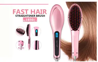 hair straightener brush daraz