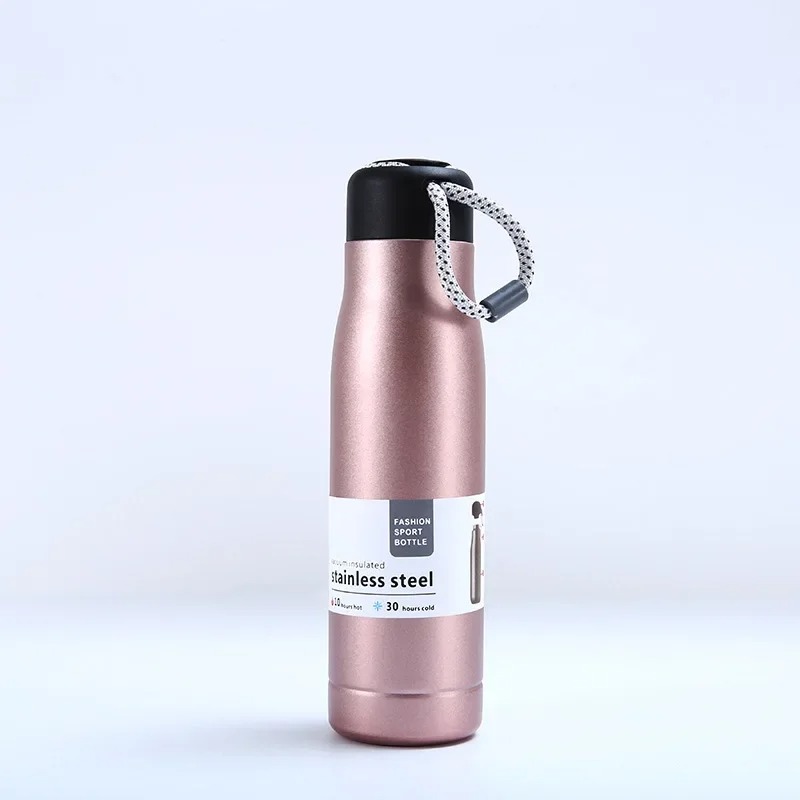 Water Bottle with Handle, Beautiful Sports Water Bottles 550ML, Water