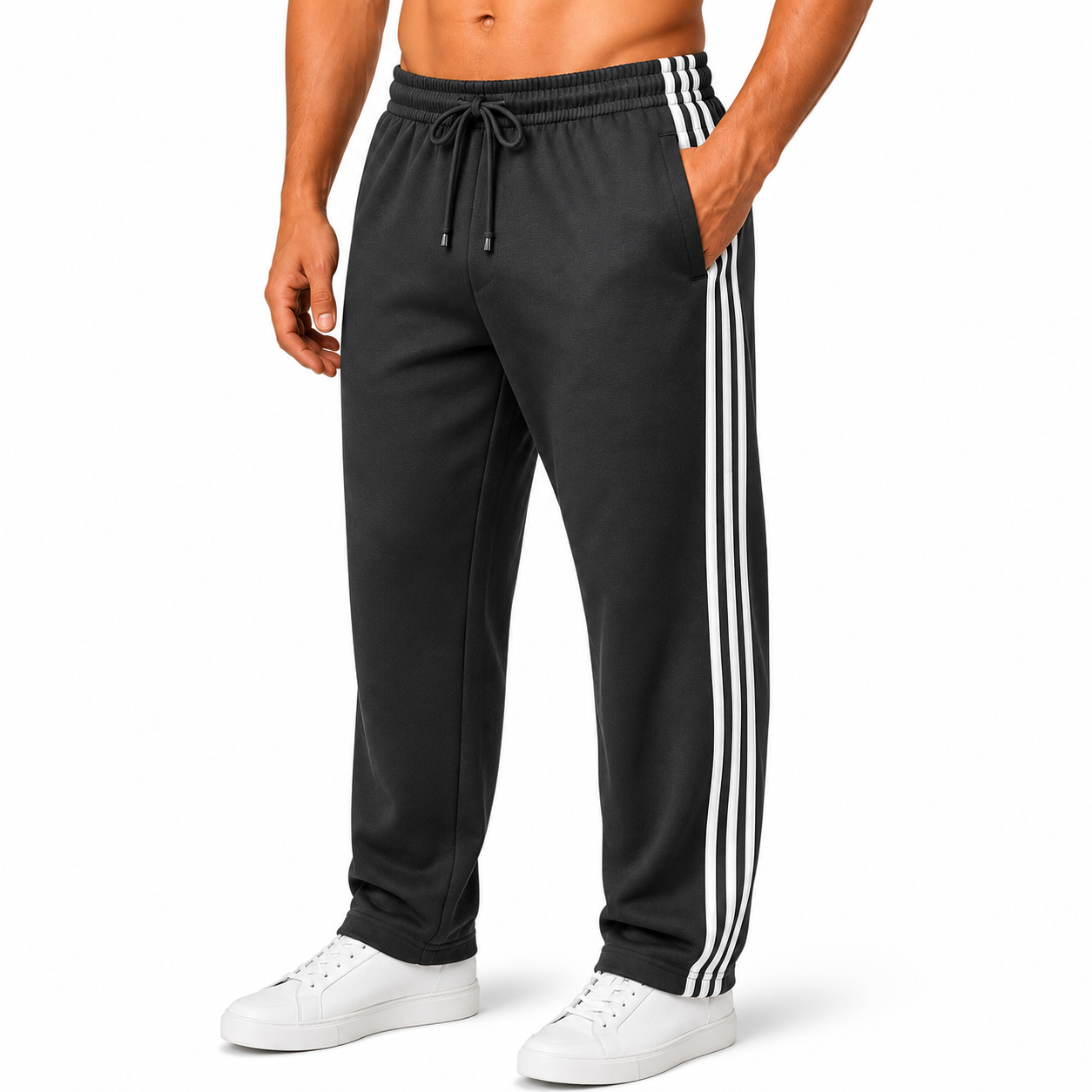 Pack Of 2 Summer Sale Side Stripes Trousers For Mens
