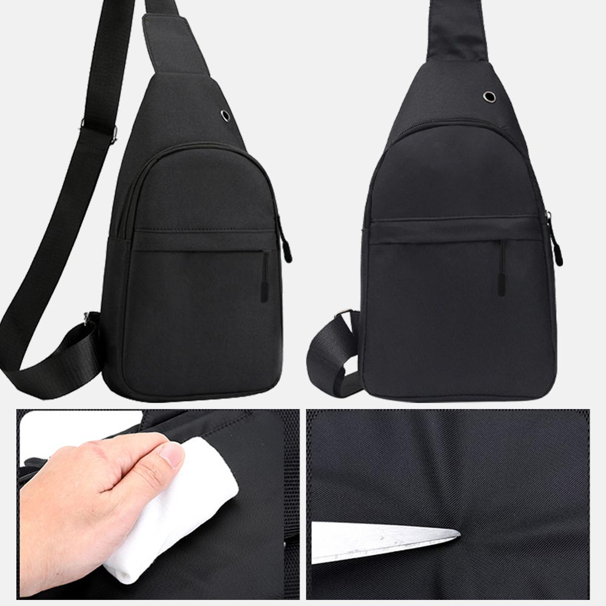 Fashion Man Small Chest Bag Phone Pocket Cross Body Shoulder Fanny Pack Male Handbag Outdoor Neck Side Crossbody Gym Bags