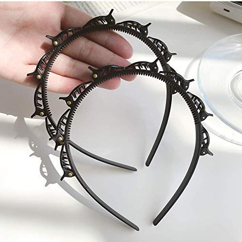 Tool Hair for Women French Braiding Pcs Magic Braided Styling Clip Diy Hairstyle Twist Plait Daily Wear