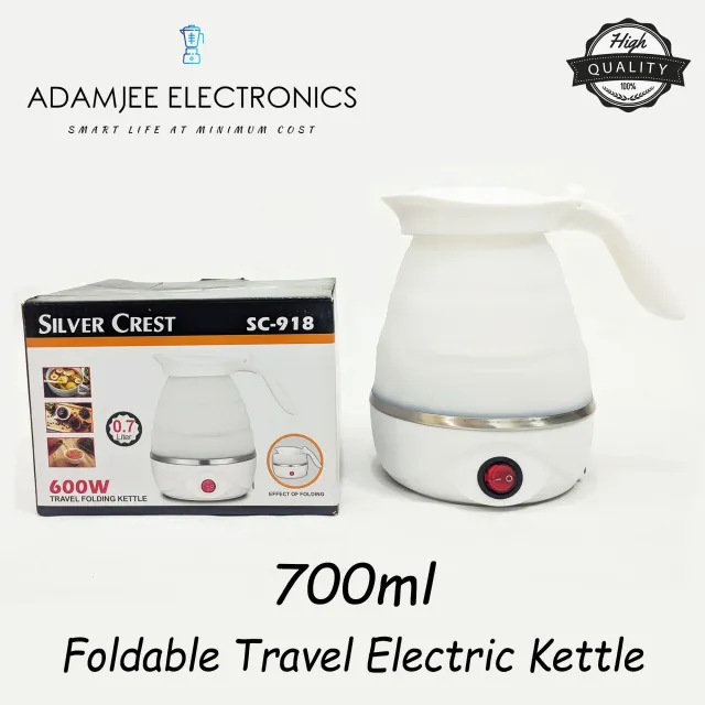 Silver Crest Travel Foldable Electric Kettle SC-918