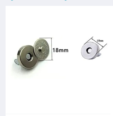 Magnet button for hand bags, clutch and wallets 6 buttons...