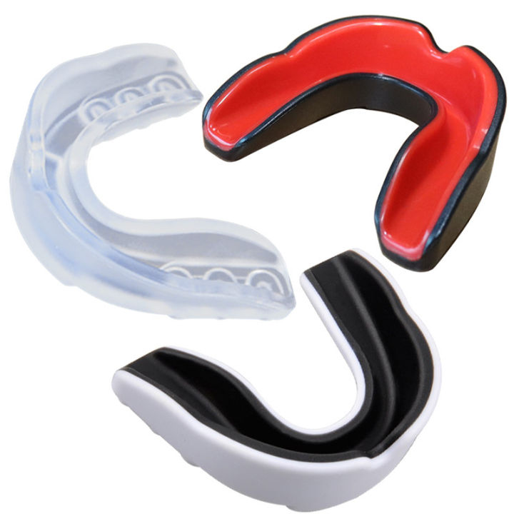 Gum Shield Boxing Mouth Guard Teeth Protector MMA Sports Mouthpiece, Shock Absorbing Mouth Protection, Custom Fit For Adults & Kids - Multicolor