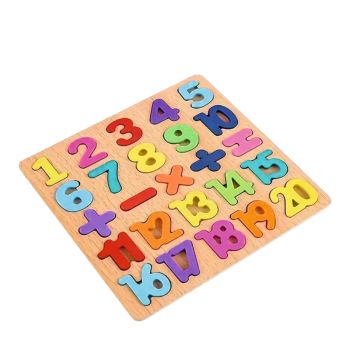 Wooden Capital ABC Learning Board, Montessori Alphabet Learning Puzzle, Preschool Learning Puzzle, Early Learning Educational Toy