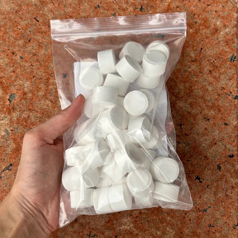 Chlorine Tablets for hot tubs, spa / swimming pool 500gm (approx 25