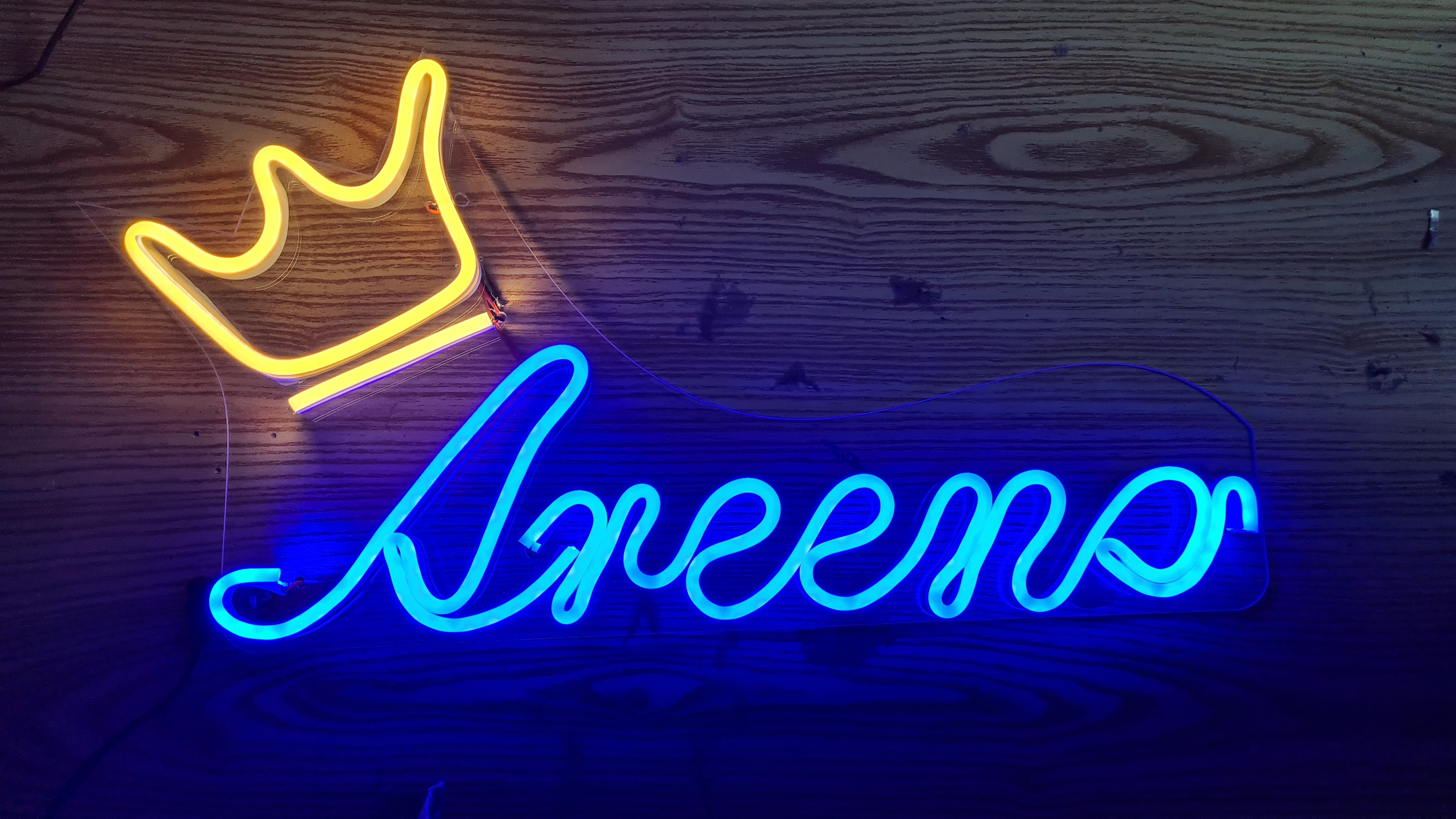 Customized Neon Sign | Neon LED Name & Logo Light Sign   | Thick Acrylic Backplate | Shockproof | 6 Colors | Room Decor | Birthday & Wedding Gift | Gaming Room | Bedroom | Salon | Pakistan| 0.5M to 5M