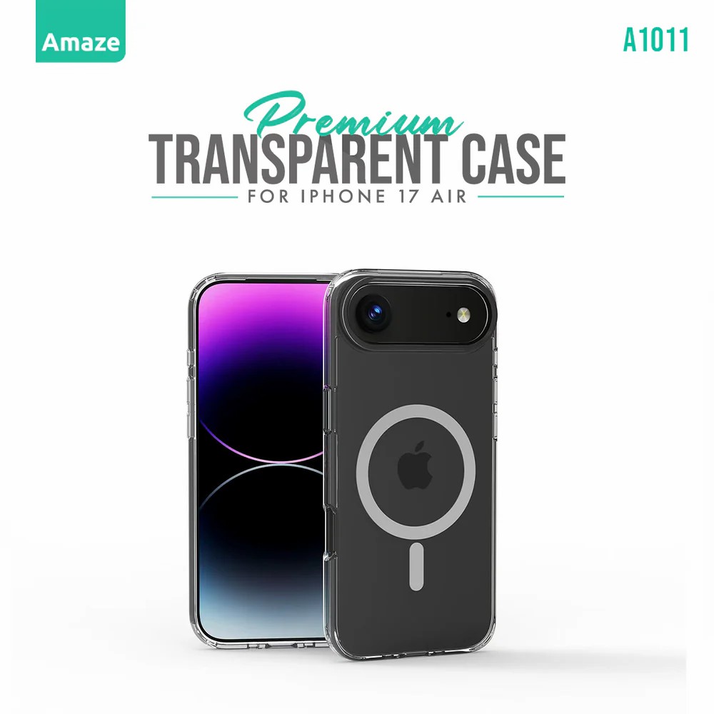 Amaze iPhone 17 Air Magsafe Premium Transparent Case Silicon Back Cover A1011 6 c3fcec486f8d378a98c6765640422a24