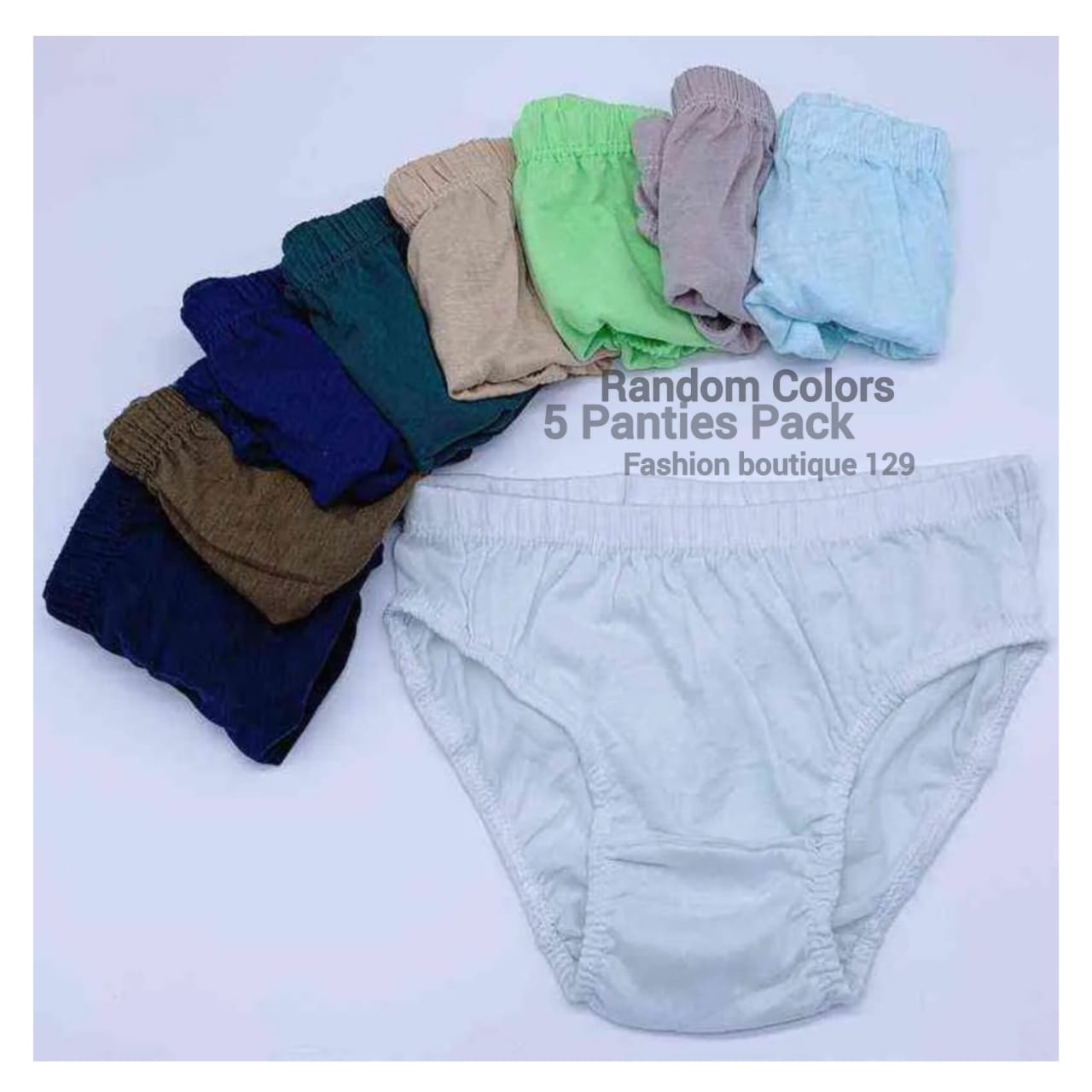 Fashion Boutique 05 Panties - Random Color Panties Soft Cotton Underwear Panties For Women & Girls Multi color Cotton Panties Panty For Girl Panty For Women Bikini Panties For women - Non Period Panties - Bras Panties For Girls - Panty Girls Panties
