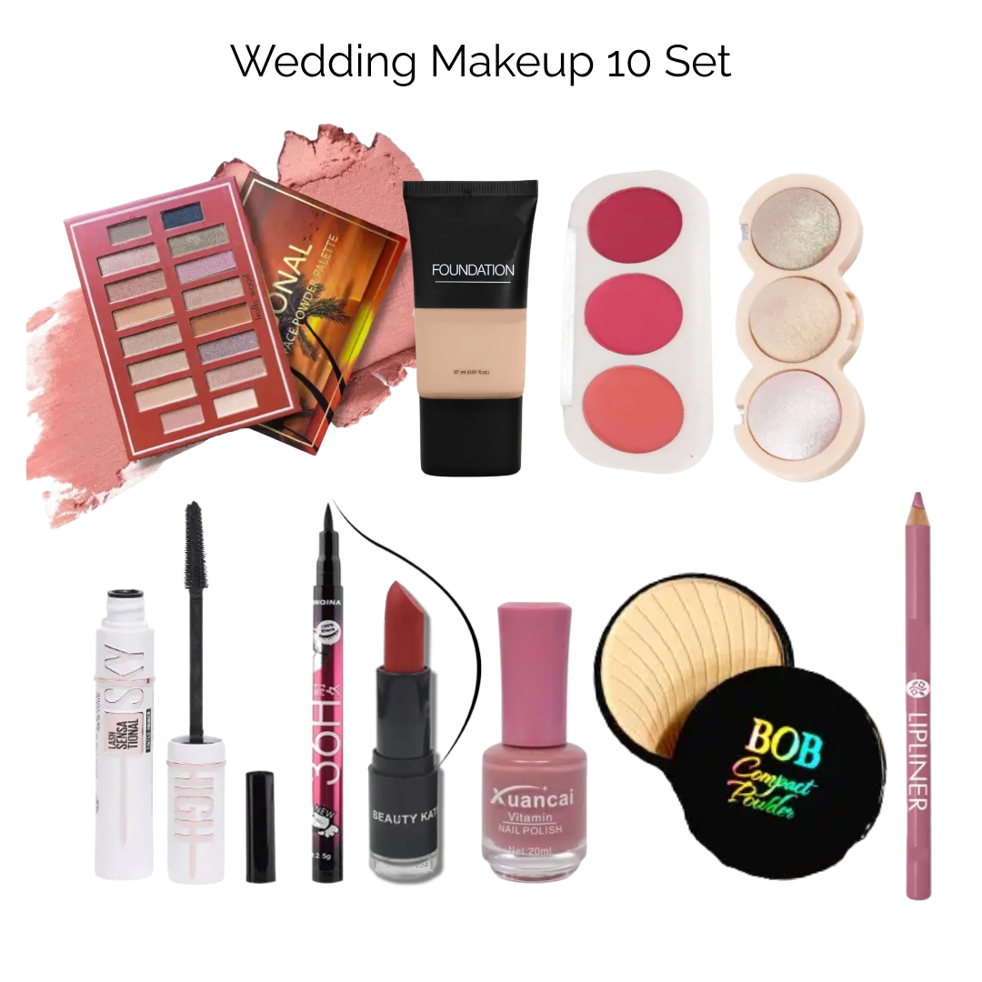 Pack of 10 Makeup Deals Cosmetics High Quality Makeup Product