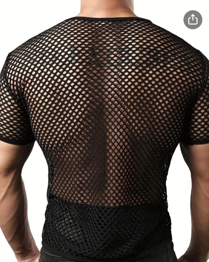 Stylish Breathable Mesh Activewear Shirt