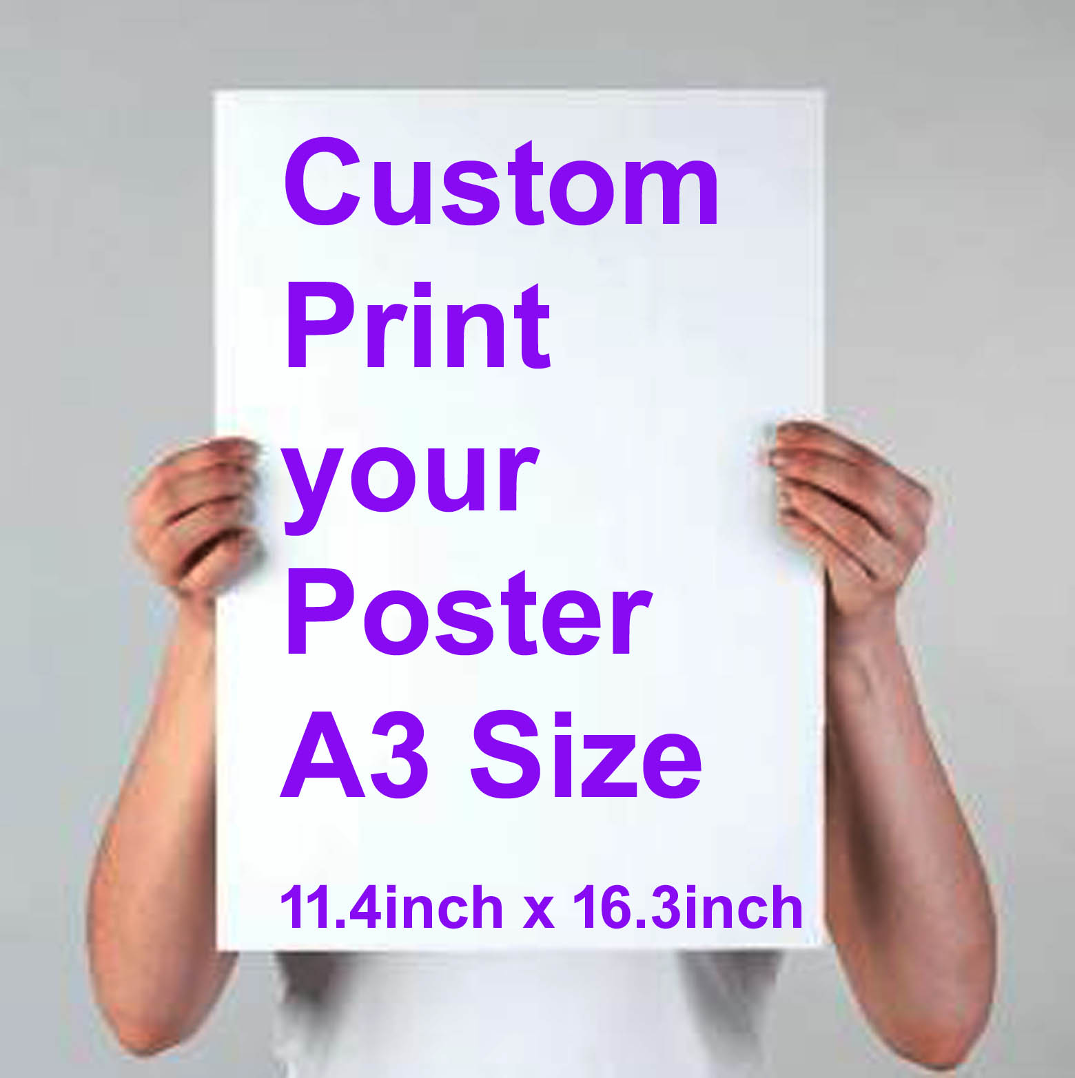 Custom Poster Sizes