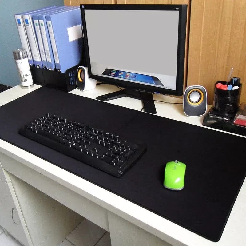 Laptop Matt 12x27 inches Large Mouse pad | Desk Matt, Computer Table Protector Matt | Multi use Synthetic Leather Matt| Large Mousepad