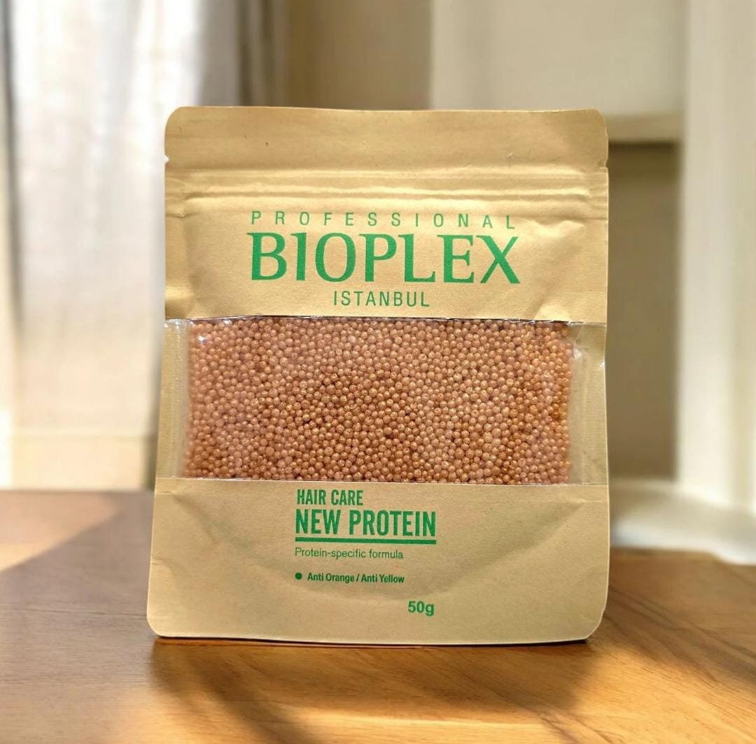 50g Bioplex Hair Protein – Golden Protein Balls for Strong, Healthy Hair