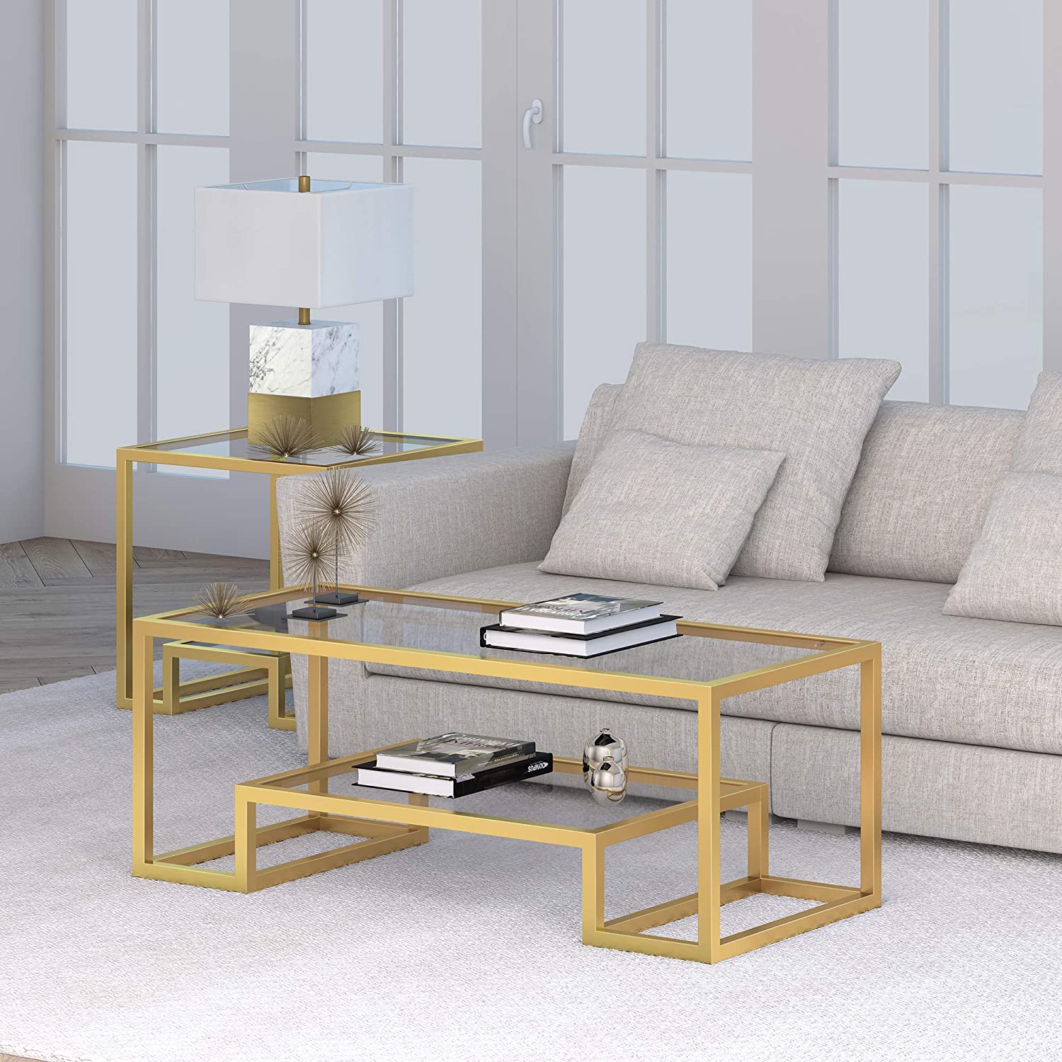 Center Table / Centre Table / Coffee Table / Cocktail Table / Double ...