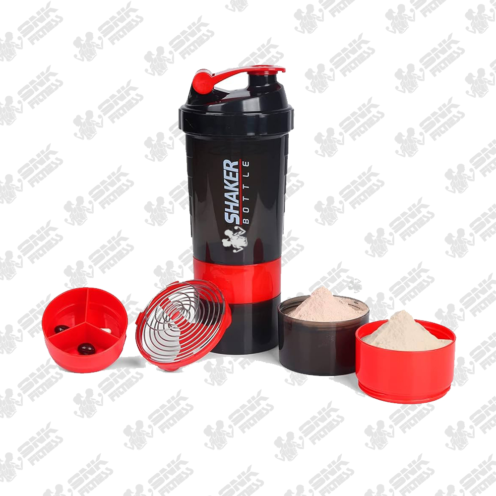 (SNK FITNESS) BOTTLE PROTEIN & MULTI PURPOSE SHAKER WITH 2GO SOLUTION Strauss Shaker Bottle 500ml