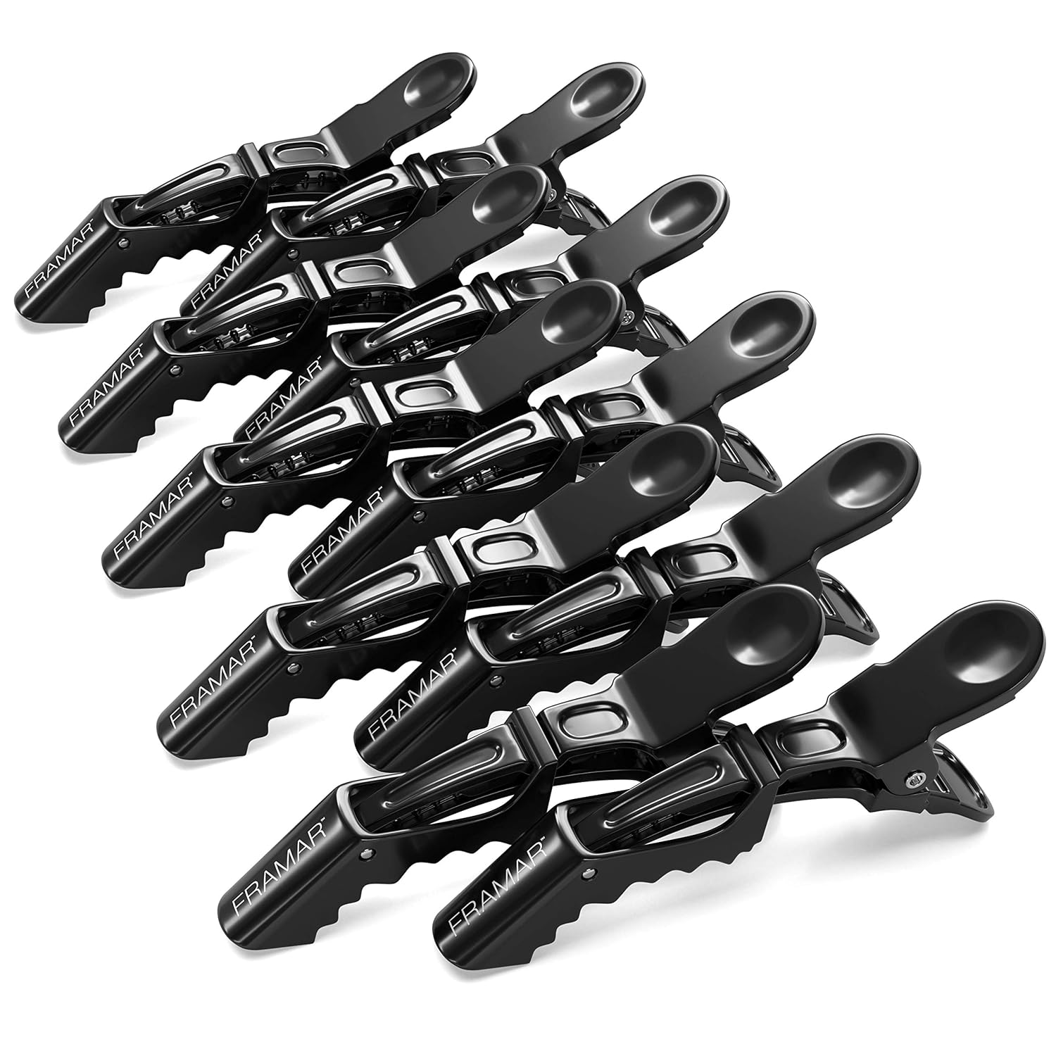 Crocodile Hairdressing Clips For Women , Hair Styling Clips-Sectioning Plastic Alligator Hair Clip For Thick Hair-Non-Slip DIY Accessories Hairgrip for Women and Men Black 6pcs price in Pakistan