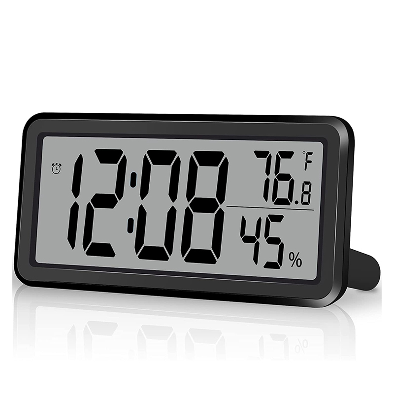 Digital Alarm Clock,Desk Clock,Battery Operated LCD Electronic Clock