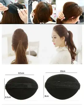 2 Pcs Hair Volume Increase Puff Sponge Pad Bump Up Insert Base Diy