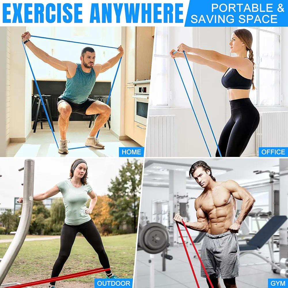 13MM Resistance Band, Exercise Bands, Pull Up Assistance Bands, Pull Up Bands, Workout Bands Set for Legs, Working Out, Muscle Training, Physical Therapy, Shape Body, Boxing, Men and Women
