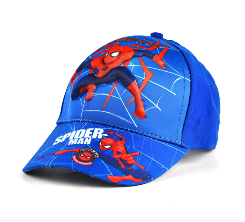 Spider-Man Cap for Kids –Embose  Adjustable, Breathable Superhero Hat for Boys & Girls, Perfect for Outdoor Play & Casual Wear
