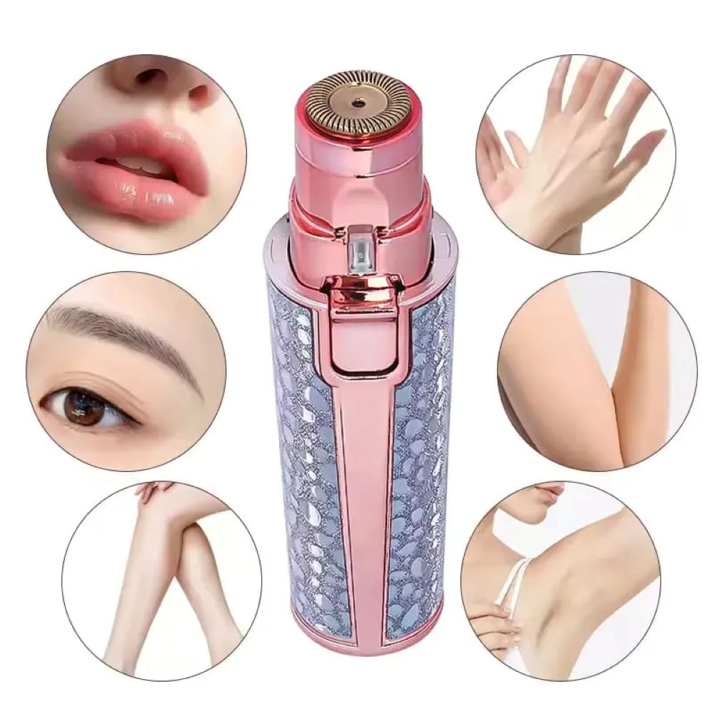 2 in 1 Rechargeable hair remover machine for women | Painless Electric Facial & Body Hair Removal for Women
