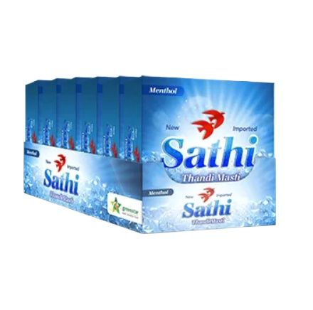 Sathi Menthol Condom Dispenser - Pack of 3 - 18 Pieces (6 x 3's)
